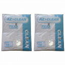 アゼアス 白衣3点セット(面ファスナー) AZ CLEAN1302 LLサイズ 2個セット