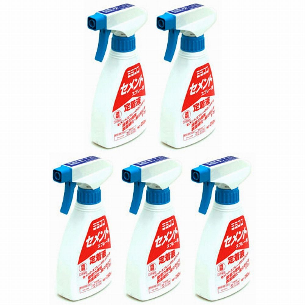 日本ミラコン産業 - セメントスプレー用定着液 - 250ml 5個セット