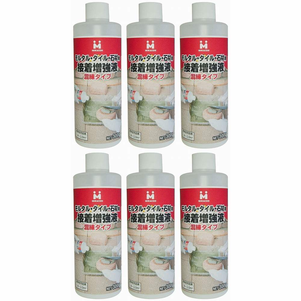 日本ミラコン産業 - MR−009石材用接着増強液 混練タイプ - 300g 6個セット
