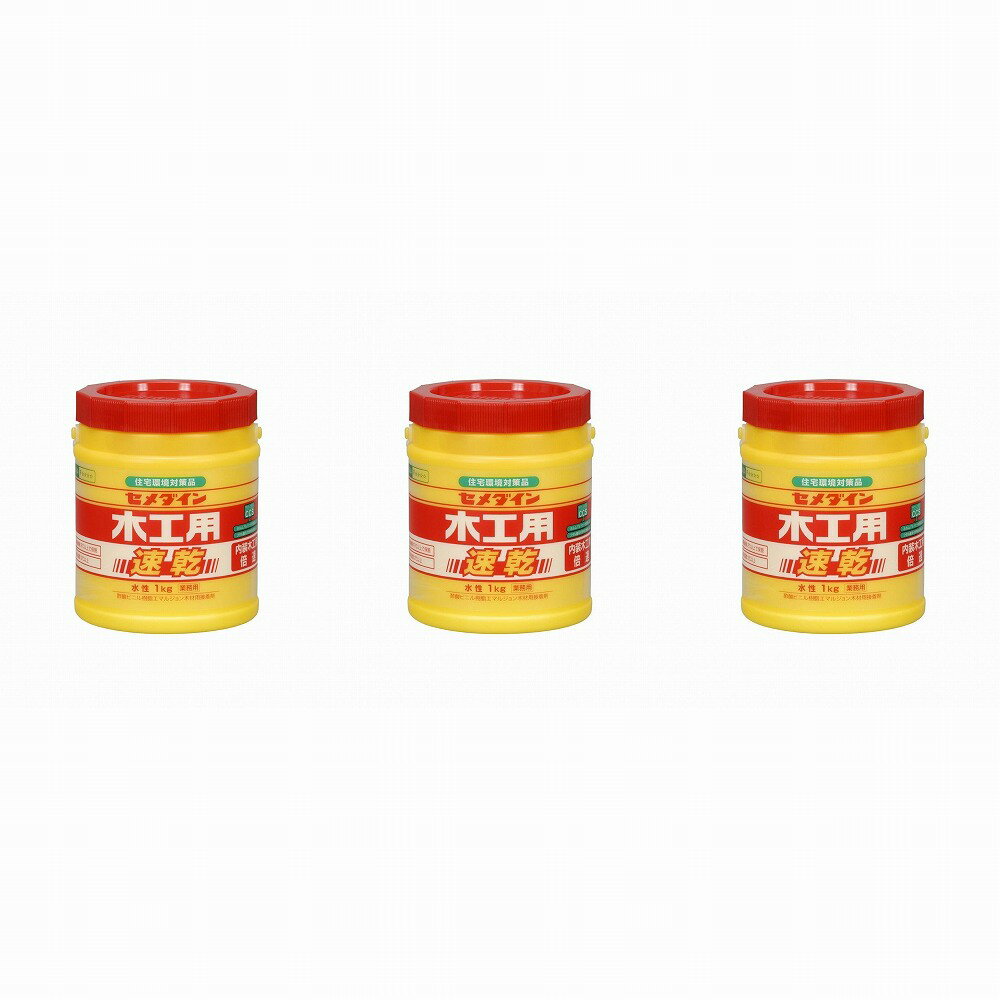 セメダイン　木工用速乾　1kg　AE−284 3個セット
