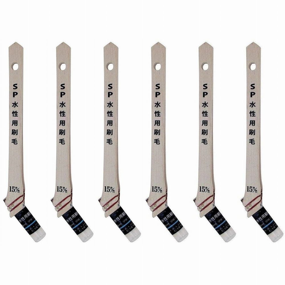 商品特徴●速乾水性塗料対応の刷毛です。●塗料の含み、吐出し抜群です。仕様●化繊：100％●柄：木・スチール注意事項●用途以外に使用しないでください。●毛払いをしないで使用しますと、抜け毛が塗装面に付着する場合がありますので、手で不要な毛を払ってから、ご使用ください。●速乾水性塗料対応の刷毛です。●塗料の含み、吐出し抜群です。
