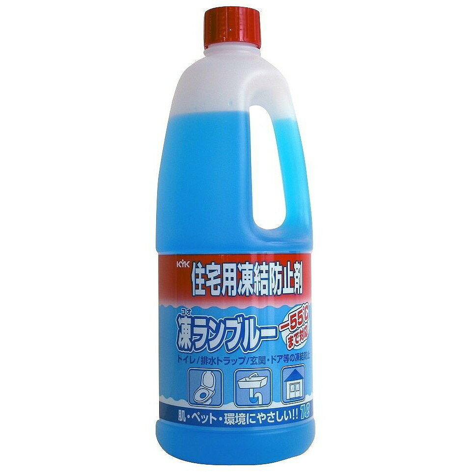 特長●不凍効果に優れ、希釈により-10〜-55℃まで、幅広く対応します。●化粧品にも使用されている毒性の少ないグリセリンとエタノールを主成分としていますので、いろいろな用途で安心して使用できます。●金属に対しても防錆効果があり、ゴムやプラスチックに対しても悪影響がありません。●化粧品にも使用されている毒性の少ないグリセリンとエタノールを主成分としていますので、いろいろな用途で安心してご使用になれます。用途●トイレ、排水トラップ、玄関、ドアの凍結防止。仕様●容量(L)：1●商品サイズ：93.5×93.5×260mm仕様2材質／仕上●グリセリン、エタノールセット内容／付属品注意特長●不凍効果に優れ、希釈により-10〜-55℃まで、幅広く対応します。●化粧品にも使用されている毒性の少ないグリセリンとエタノールを主成分としていますので、いろいろな用途で安心して使用できます。●金属に対しても防錆効果があり、ゴムやプラスチックに対しても悪影響がありません。●化粧品にも使用されている毒性の少ないグリセリンとエタノールを主成分としていますので、いろいろな用途で安心してご使用になれます。用途●トイレ、排水トラップ、玄関、ドアの凍結防止。仕様●容量(L)：1●商品サイズ：93.5×93.5×260mm仕様2材質／仕上●グリセリン、エタノールセット内容／付属品注意