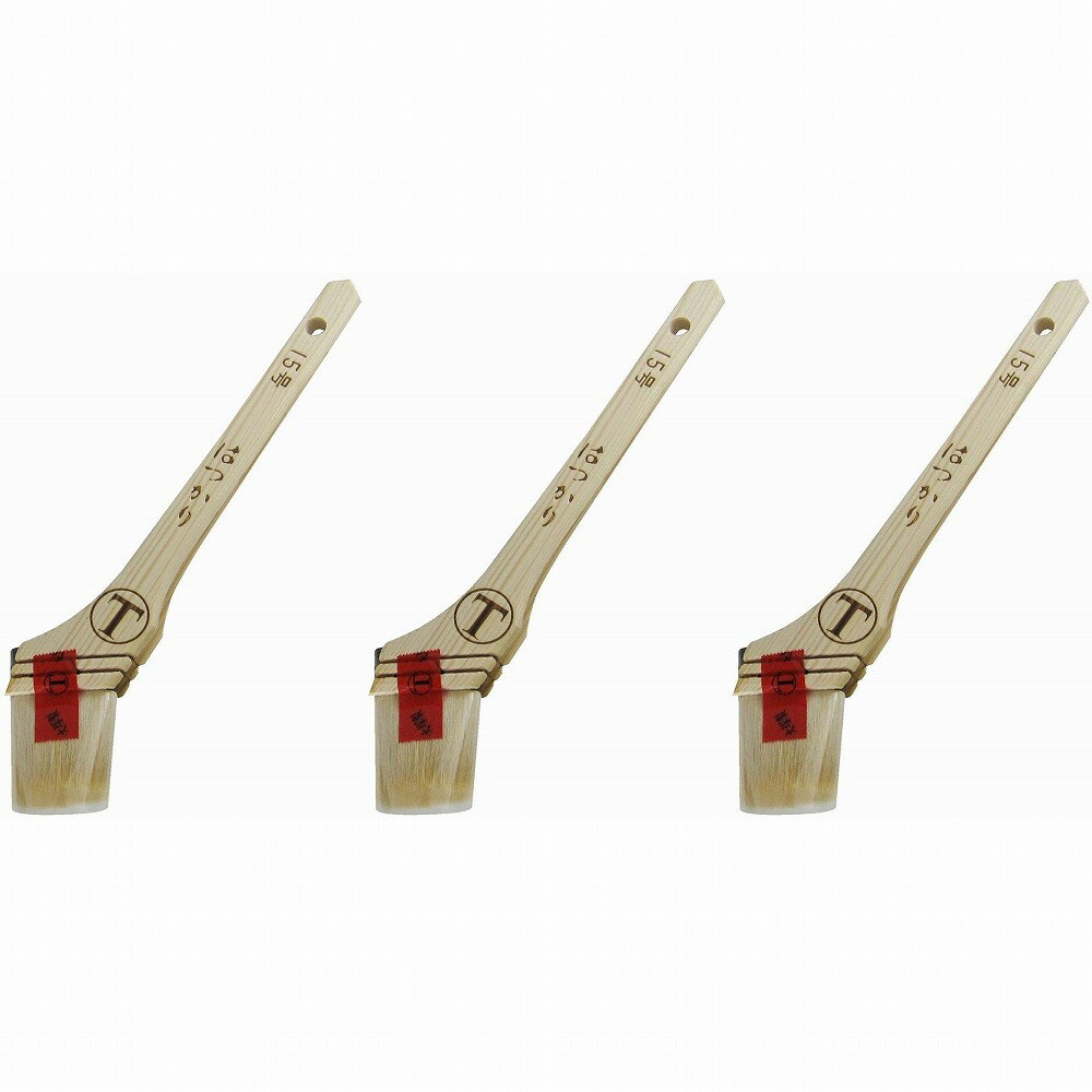 Coating, Repair, Various Materials - 大塚刷毛製造 - はつかり - 中寸 - 筋違 - 白 - 15号 3個セット