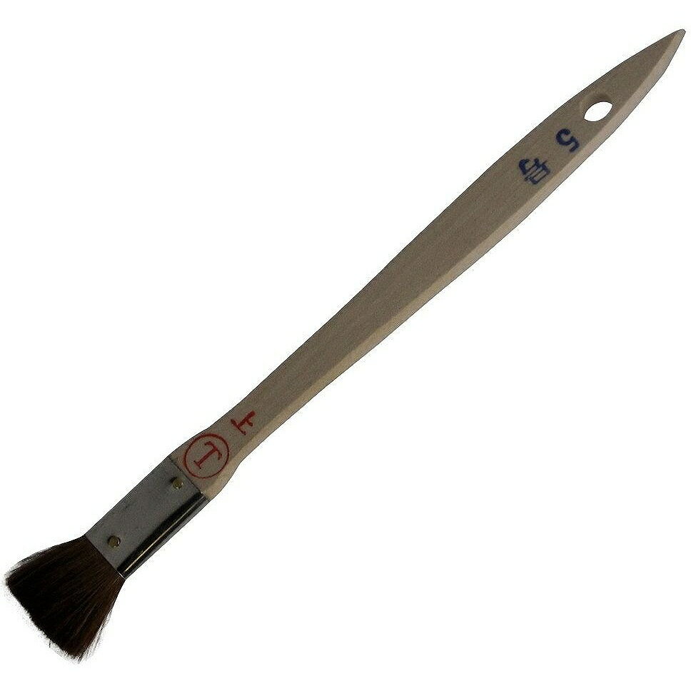 ハンディ・クラウン - シマ毛金巻 - 上 - 平 - 茶 - 5号