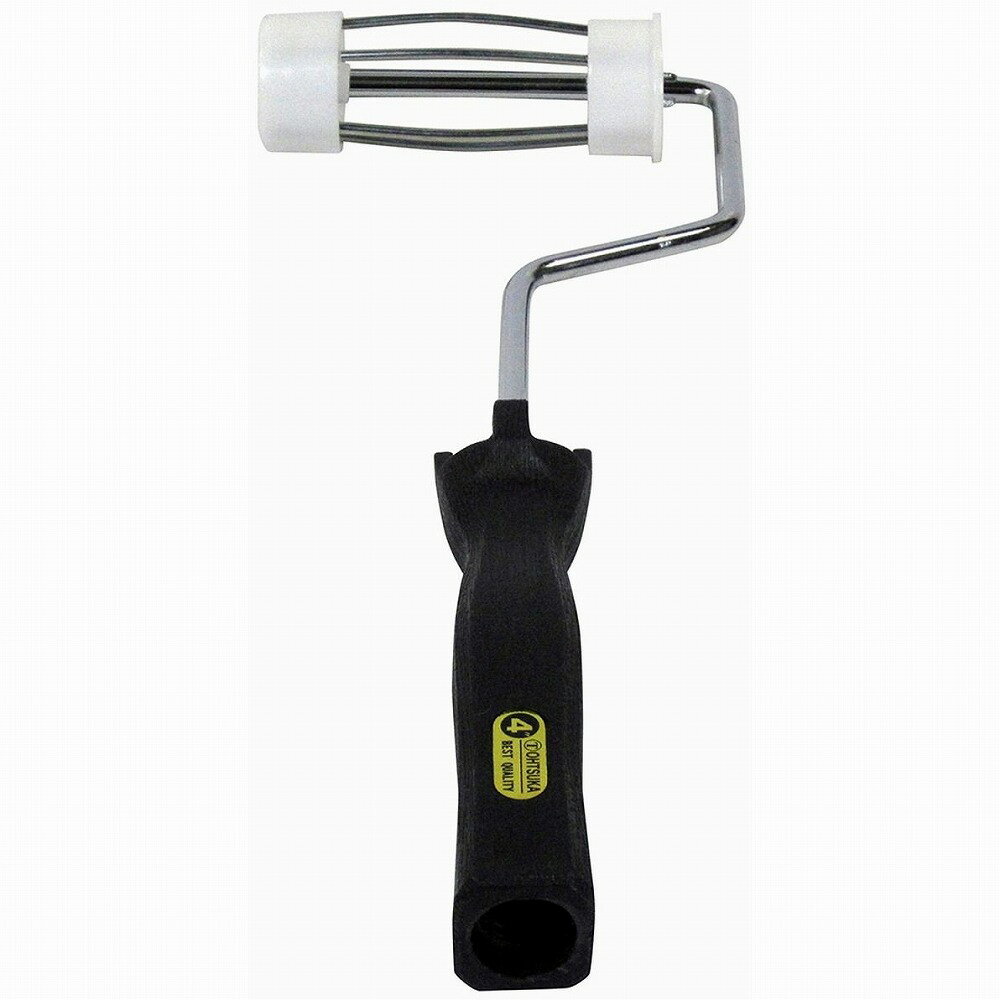 大塚　レギュラーハンドル　4H JAN：4905533139028 メーカー：大塚刷毛製造（株） / ブランド：大塚 / 原産国：日本 特長 ●業務用ローラーハンドルです。 用途 ●塗装用レギュラーローラー専用ハンドルに。 仕様 ●適合ローラー(インチ)：4●幅(mm)：123●径(mm)：42●全長(mm)：340 仕様（詳細） ●レギュラーローラー4インチ専用ハンドル