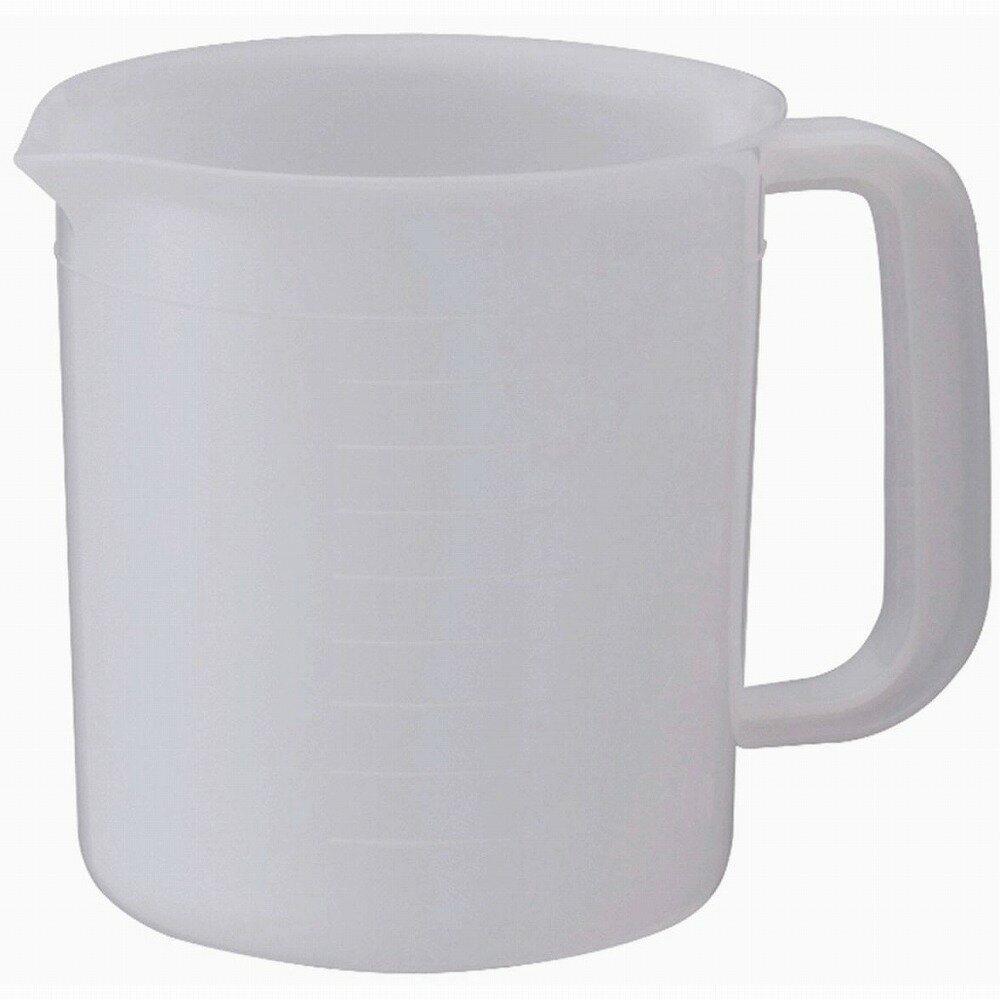 ハンディ・クラウン - ポリビーカー(500CC) 特長 ●液体の小分けに最適です。●持ち運びに便利な取手付き。 仕様 ●本体：PP ご注意 ●用途以外に使用しないでください。ハンディ・クラウン - ポリビーカー(500CC) 特長 ●液体の小分けに最適です。●持ち運びに便利な取手付き。 仕様 ●本体：PP ご注意 ●用途以外に使用しないでください。