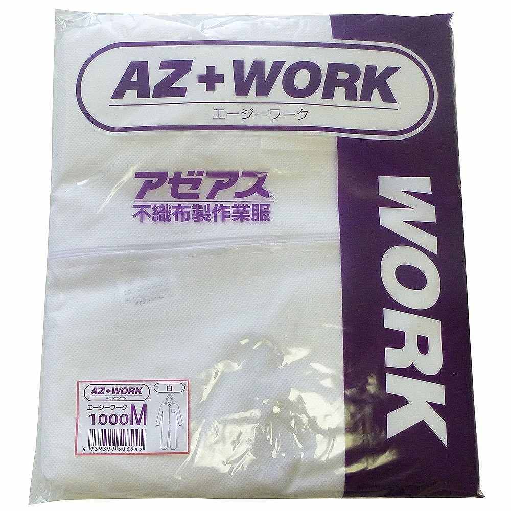 Rakuten - アゼアス　PP続服　AZ　WORK　白色　M