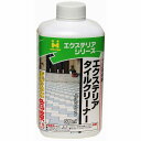 商品特徴●屋外の床タイルや外壁タイル(磁器・せっき質の焼成タイル)の水あか・雨水汚れを強力に落します。●ハケ塗りタイプです。※ハケは付属しておりません。市販のハケをご使用下さい。●用途：玄関、玄関アプローチ、カーポート、ガーデン等の屋外、床タイルや外壁タイル(磁器・せっき質の焼成タイル)の水あか、雨水汚れを強力に落します。仕様●成分：有機酸、界面活性剤(7%ポリオキシエチレンアルキルエーテル)、ジベンテン(オレンジ)、水注意事項●上記用途以外には使わない。●必ず単独で使用する。特に塩素系の製品といっしょに又は、混ぜて使わない。●材質が不明な場合や特殊タイルは使用前に目立たない部分で試すか、素材メーカーにお尋ねください。●植栽、特に芝生に洗浄液がかかったり、流れ込んだりしないよう養生する。かかった場合は大量の水で流す。●集合住宅の場合、防水処理が施されていないことがあり、水が階下へ水もれする場合があるので注意。●使用中の容器やキャップを金属やステンレスの上に置かないこと。しずくが垂れ、容丸いあとが付く場合があります。●素足やサンダル履きで作業しないこと。●靴やゴム長靴を着用すること。●夏日や洗浄面の表面温度が高い場合の使用はおやめください。●使用後は必ず密栓し直射日光を避け、幼児の手の届かない冷暗所に保管すること。●屋外の床タイルや外壁タイル(磁器・せっき質の焼成タイル)の水あか・雨水汚れを強力に落します。 ●ハケ塗りタイプです。※ハケは付属しておりません。市販のハケをご使用下さい。 ●用途：玄関、玄関アプローチ、カーポート、ガーデン等の屋外、床タイルや外壁タイル(磁器・せっき質の焼成タイル)の水あか、雨水汚れを強力に落します。