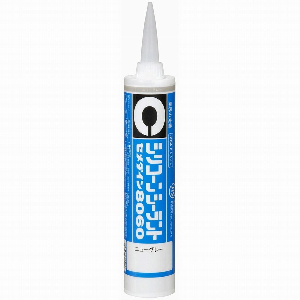 セメダイン - シリコーンシーラント8060 ニューグレー(333ml) - SR-049 特長 ●優れた耐水性、耐熱性、耐候性をもったシリコーンシーラントです。●硬化後はゴム状弾性体になり、ヒビ割れがありません。 仕様 ●シリコーン樹脂 ご注意 ●用途以外に使用しない。セメダイン - シリコーンシーラント8060 ニューグレー(333ml) - SR-049 特長 ●優れた耐水性、耐熱性、耐候性をもったシリコーンシーラントです。●硬化後はゴム状弾性体になり、ヒビ割れがありません。 仕様 ●シリコーン樹脂 ご注意 ●用途以外に使用しない。