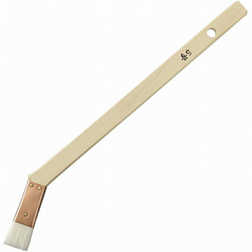 大塚刷毛製造 化繊目地刷毛 筋違 白 短毛 5号