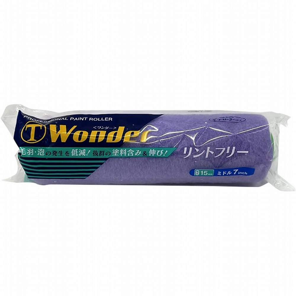 大塚刷毛製造 WONDERローラーB 15mm ミドル 7M-WOB 7"