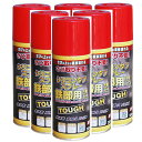 ニッペホームプロダクツ 油性シリコンタフスプレー レッド(赤) 300ML 日本ペイント 6本セット