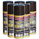 ニッペホームプロダクツ 油性シリコンタフスプレー ブラックチョコレート(こげ茶) 300ML 日本ペイント 6本セット