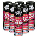 ニッペホームプロダクツ アクリルラッカースプレーTRY 06 つやなしブラック 300ML 日本ペイント 6本セット