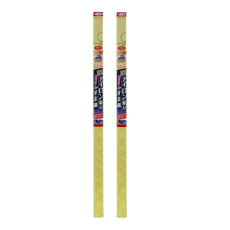 アサヒペン EXアイロン貼りふすま紙 95CMX180CM No．011蔦模様 2本セット