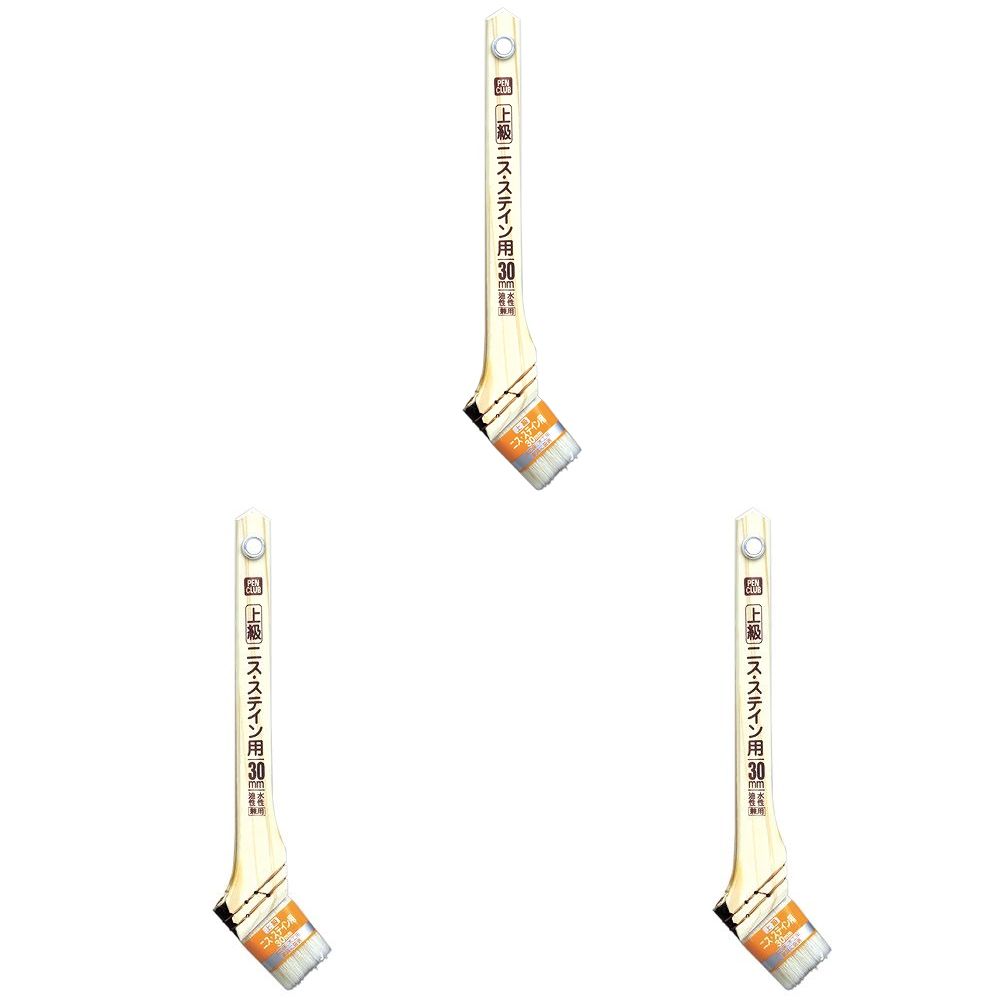 アサヒペン PC上級ニス・ステイン用 30MM CYN−30 3本セット