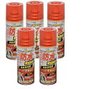 アサヒペン 繊維用防水スプレーハイパー 420ML BSP−875 5本セット