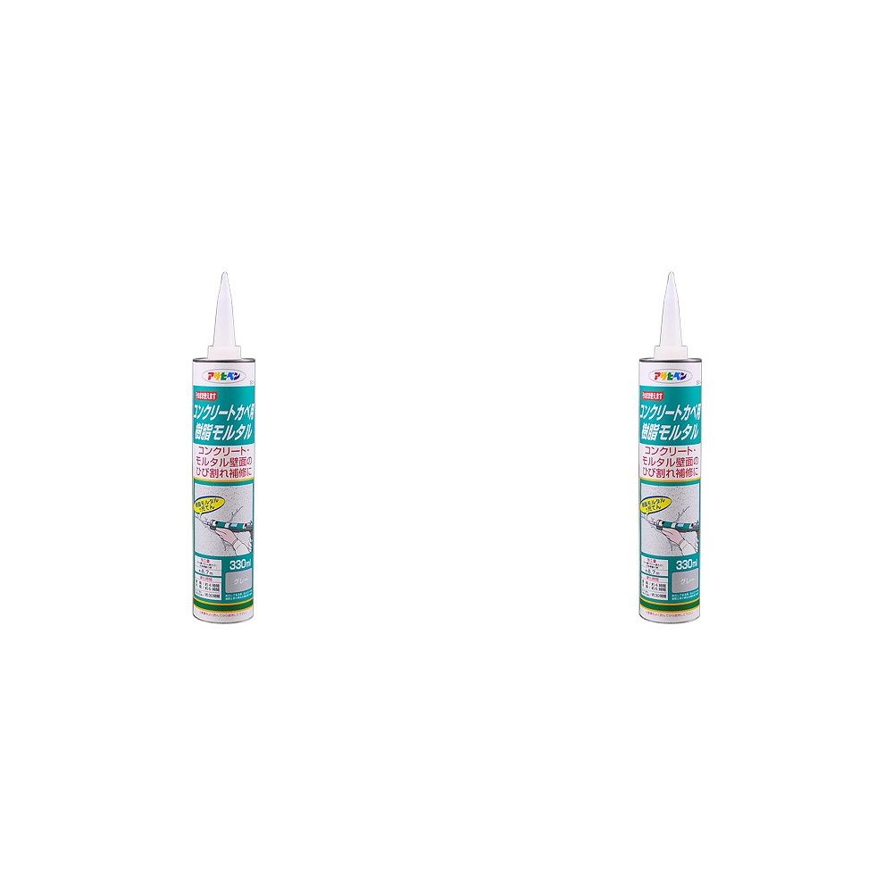 アサヒペン コンクリートカベ用樹脂モルタル 2個セット