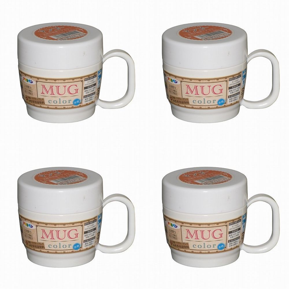 アサヒペン 水性多用途マグカラー 120ML マンゴー 4缶セット