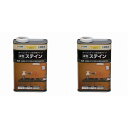 アサヒペン 水性ステイン 1L ライトオーク 2缶セット
