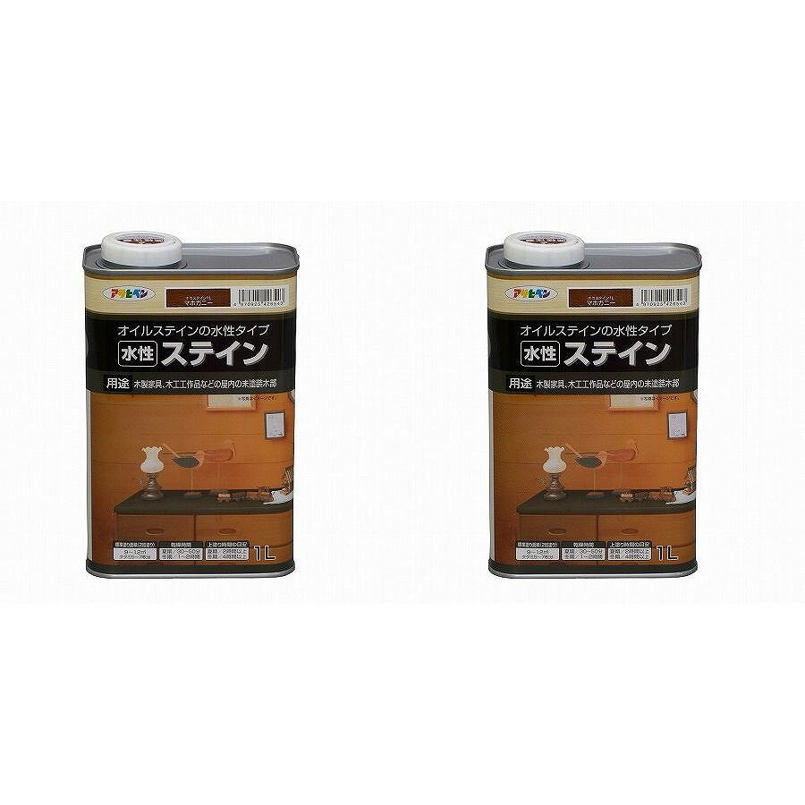 ◆浸透性・耐光性に優れ、木目が映える◆特長◆●浸透性に優れ、美しい木目に仕上がります。(特殊顔料使用) ●上塗り不要。※そのまま仕上げることが出来ますが、保護の目的で用途に応じたニス(クリヤ)の上塗りをお勧めします。 ●ラッカー系、ポリウレタン系ニスの上塗り可。 ●消防法上の非危険物。◆ポイント◆特殊顔料が木部に浸透し、美しい木目に仕上る水性タイプの着色剤◆使用用途◆●木製家具、木工作品などの屋内の未塗装木部(屋外除く) ●幅木、腰板などの屋内未塗装木製建具 ※床の着色に使用する場合は、必ず床用のニスを上塗りして下さい。 　◆うすめ方◆薄めずに塗ってください。◆乾燥時間◆夏期／30〜50分　冬期／1〜2時間◆標準塗り面積◆【2回塗り】 300ml：2.7〜3.7m 2 1L：9〜12.2m 2 2L：18〜24.4m 2特長 ●浸透性に優れ、美しい木目に仕上がります。(特殊顔料使用) ●上塗り不要。※そのまま仕上げることが出来ますが、保護の目的で用途に応じたニス(クリヤ)の上塗りをお勧めします。 ●ラッカー系、ポリウレタン系ニスの上塗り可。 ●消防法上の非危険物。 用途 ●木製家具、木工作品などの屋内の未塗装木部(屋外除く) ●幅木、腰板などの屋内未塗装木製建具 ※床の着色に使用する場合は、必ず床用のニスを上塗りして下さい。 　 乾燥時間 夏季／30〜50分 冬季／1〜2時間 標準塗り面積 （2回塗り） 1L：9〜12.2平方メートル