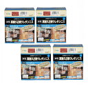 アサヒペン 水性2液ウレタンニス 300Gセット マホガニー 4缶セット