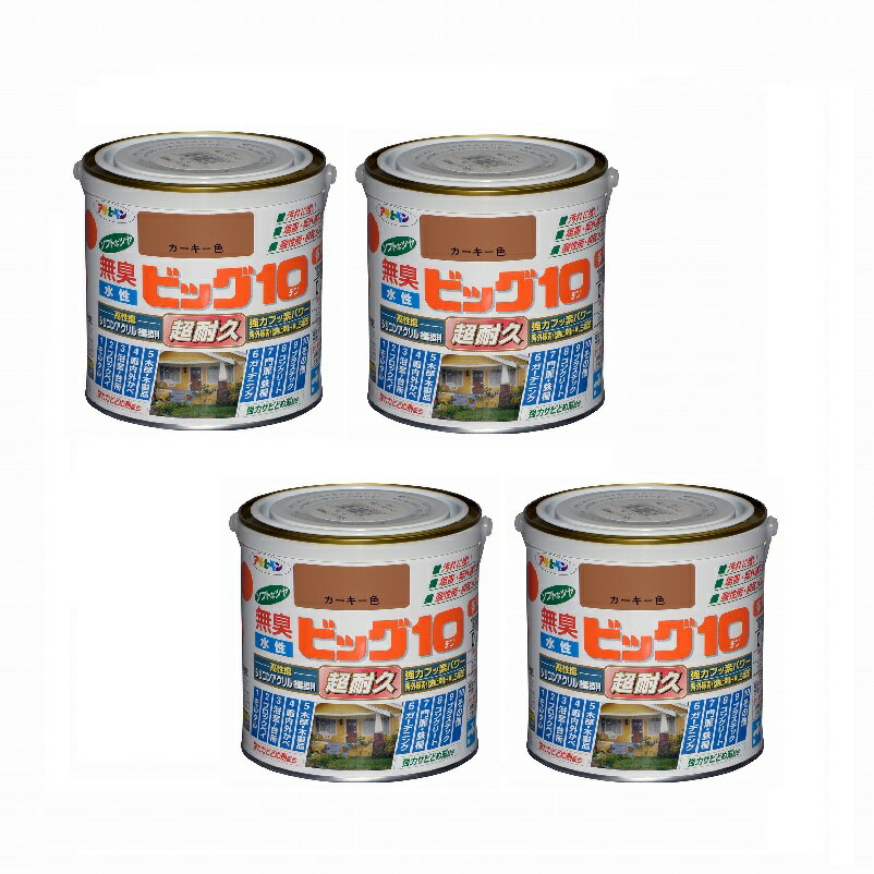 ◆水性多用途塗料 強力フッ素パワーで汚れに強い！◆特長◆●特殊フッ素樹脂、反応硬化型シリコン変性アクリル樹脂、紫外線劣化防止剤（HALS）の相乗効果により、汚れにくく、耐久性が格段にすぐれた高性能塗料です。 ●白系塗料には自動車用塗料にも使用されている高性能二酸化チタンを使用しています。 ●いやな臭いのしない無臭タイプで、1回塗りで仕上がります。 ●サビドメ剤、防カビ剤を配合していますので、サビやカビの発生を防ぎます。 ●厚塗りしてもタレにくく、たいへん塗りやすい塗料です。◆ポイント◆大変塗りやすく、ソフトなツヤに仕上がり、耐久性に優れた屋内外兼用の水性シリコンアクリル樹脂塗料 フッ素樹脂配合 紫外線劣化防止剤配合 サビドメ剤配合 カビドメ剤配合◆使用用途◆●ドア・雨戸・羽目板・板べい・ガーデン用品など屋内外の木部や家具・木工品などの木製品。 ●フェンス・門扉・鉄柵・看板・おもちゃなどの鉄部、鉄製品。 ●コンクリート・ブロック・各種サイディングなどの外壁やへい。 ●浴室・台所・居間などのしっくい・モルタル・コンクリート壁・板壁。 ●発泡スチロール・アクリル・硬質塩ビのプラスチック面。◆注意◆カベ紙、布カベ紙・ユニットバス・浴槽・絶えず水がかかったり水につかるところや、いつも湿っているところ、また床面、テーブル・カウンターの天面には適しません。◆うすめ方◆塗料の粘度が高くて塗りにくい時は、水で少し(5%以内)うすめます。◆乾燥時間◆夏期／30分〜1時間 冬期／2〜3時間◆標準塗り面積◆【1回塗り】 1/5L 1.4〜1.9m 2 0.7L 5.0〜6.6m 2 1.6L 11〜15m 2 5L 36〜47m 2 10L 71〜94m 2特長 ●特殊フッ素樹脂、反応硬化型シリコン変性アクリル樹脂、紫外線劣化防止剤（HALS）の相乗効果により、汚れにくく、耐久性が格段にすぐれた高性能塗料です。 ●白系塗料には自動車用塗料にも使用されている高性能二酸化チタンを使用しています。 ●いやな臭いのしない無臭タイプで、1回塗りで仕上がります。 ●サビドメ剤、防カビ剤を配合していますので、サビやカビの発生を防ぎます。 ●厚塗りしてもタレにくく、たいへん塗りやすい塗料です。 用途 ●ドア・雨戸・羽目板・板べい・ガーデン用品など屋内外の木部や家具・木工品などの木製品。 ●フェンス・門扉・鉄柵・看板・おもちゃなどの鉄部、鉄製品。 ●コンクリート・ブロック・各種サイディングなどの外壁やへい。 ●浴室・台所・居間などのしっくい・モルタル・コンクリート壁・板壁。 ●発泡スチロール・アクリル・硬質塩ビのプラスチック面。 注意 カベ紙、布カベ紙・ユニットバス・浴槽・絶えず水がかかったり水につかるところや、いつも湿っているところ、また床面、テーブル・カウンターの天面には適しません。