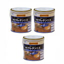 アサヒペン 水性ウレタンニス 0.7L ゴールデンオーク 3缶セット