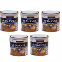 アサヒペン 水性ウレタンニス 0.7L ウォルナット 5缶セット