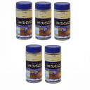 アサヒペン 水性ウレタンニス 300ML 透明(クリヤ) 5缶セット