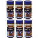 アサヒペン 水性ウレタンニス 300ML ゴールデンオーク 6缶セット