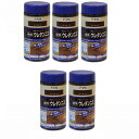 アサヒペン 水性ウレタンニス 300ML ダークオーク 5缶セット