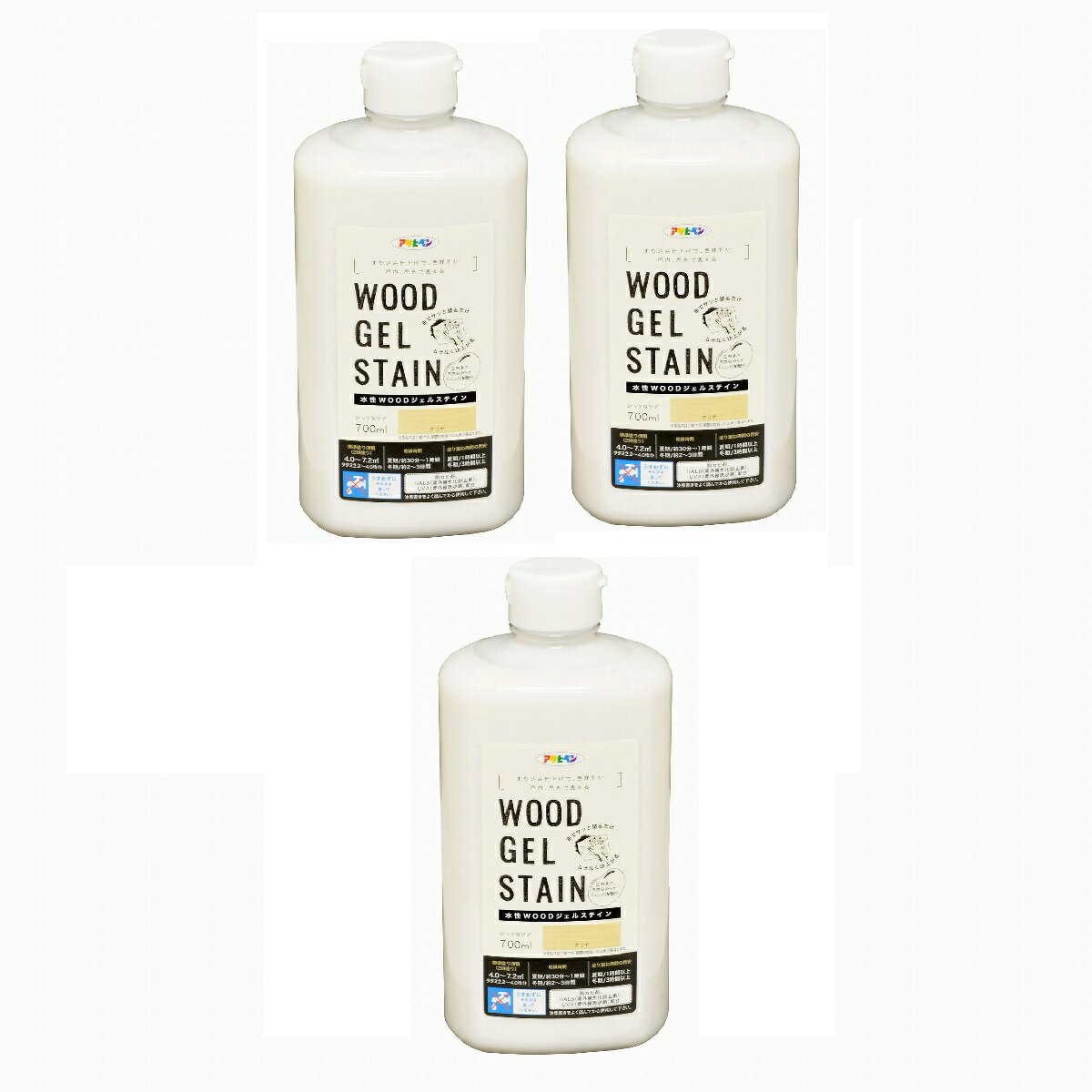 �A�T�q�y�� ����WOOD�W�F���X�e�C�� 700ML �N���� 3�ʃZ�b�g