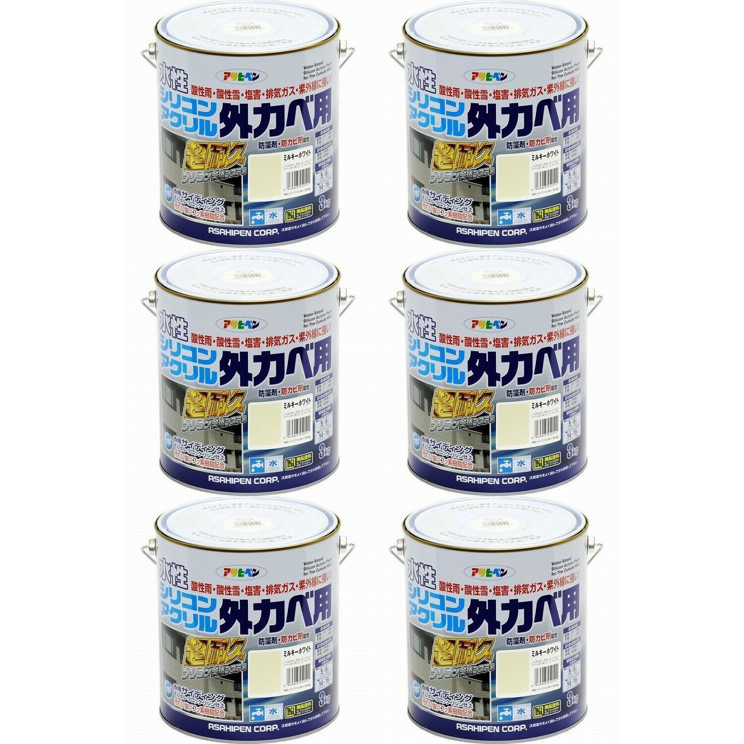 アサヒペン 水性シリコンアク...