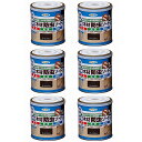 アサヒペン 水性木材防虫ソート ダークブラウン 0.7L 6缶セット