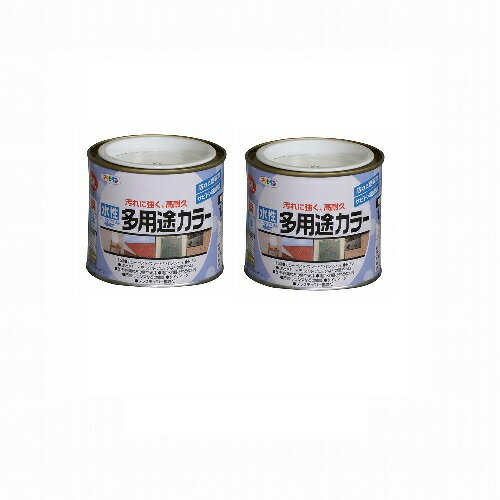 ◆水性多用途塗料 ハイコストパフォーマンスを実現◆特長◆●汚れにくく、耐久性が優れた高性能塗料です。 ●強力防カビ剤を配合していますので、長期間カビの発生を防ぎます。 ●サビドメ剤を配合していますので、サビの発生を防ぎます。 ●いやな臭いのしない無臭タイプで、1回塗りで仕上がります。 ●厚塗りしてもタレにくく、たいへん塗りやすい塗料です。◆ポイント◆・屋根材やサイディング・建材と同一色を揃えた屋内外兼用の水性シリコンアクリル樹脂塗料 ・サビドメ剤配合◆使用用途◆●カラーベスト・スレート瓦・セメント瓦・トタン屋根・トタンべい ●コンクリート・ブロック・各種サイディングなどの外壁やへい ●ドア・雨戸・ガーデン用品など屋内外の木部や家具・木工品などの木製品 ●フェンス・門扉・鉄柵・看板・おもちゃなどの鉄部、鉄製品 ●台所・居間などのしっくい・モルタル・コンクリート壁・板壁 ●発泡スチロール・アクリル・硬質塩ビのプラスチック面（他のプラスチック面には使用できません）◆注意◆いぶし瓦・釉薬瓦・モニエル瓦、カベ紙、絶えず水がかかったり、水につかるところ、いつも湿っているところ、また床面、テーブル・カウンターの天面には適しません。◆うすめ方◆塗りにくいときは水（5％以内）でうすめて下さい。◆乾燥時間◆夏期／30分〜1時間　冬期／2〜3時間◆標準塗り面積◆【1回塗り】 1/5L 1.4〜1.9m 2 0.7L 5.0〜6.6m 2 1.6L 11〜15m 2 5L 36〜47m 2 10L 71〜94m 2特長 ●汚れにくく、耐久性が優れた高性能塗料です。 ●強力防カビ剤を配合していますので、長期間カビの発生を防ぎます。 ●サビドメ剤を配合していますので、サビの発生を防ぎます。 ●いやな臭いのしない無臭タイプで、1回塗りで仕上がります。 ●厚塗りしてもタレにくく、たいへん塗りやすい塗料です。 ポイント ・屋根材やサイディング・建材と同一色を揃えた屋内外兼用の水性シリコンアクリル樹脂塗料 ・サビドメ剤配合 用途 ●カラーベスト・スレート瓦・セメント瓦・トタン屋根・トタンべい ●コンクリート・ブロック・各種サイディングなどの外壁やへい ●ドア・雨戸・ガーデン用品など屋内外の木部や家具・木工品などの木製品 ●フェンス・門扉・鉄柵・看板・おもちゃなどの鉄部、鉄製品 ●台所・居間などのしっくい・モルタル・コンクリート壁・板壁 ●発泡スチロール・アクリル・硬質塩ビのプラスチック面（他のプラスチック面には使用できません）