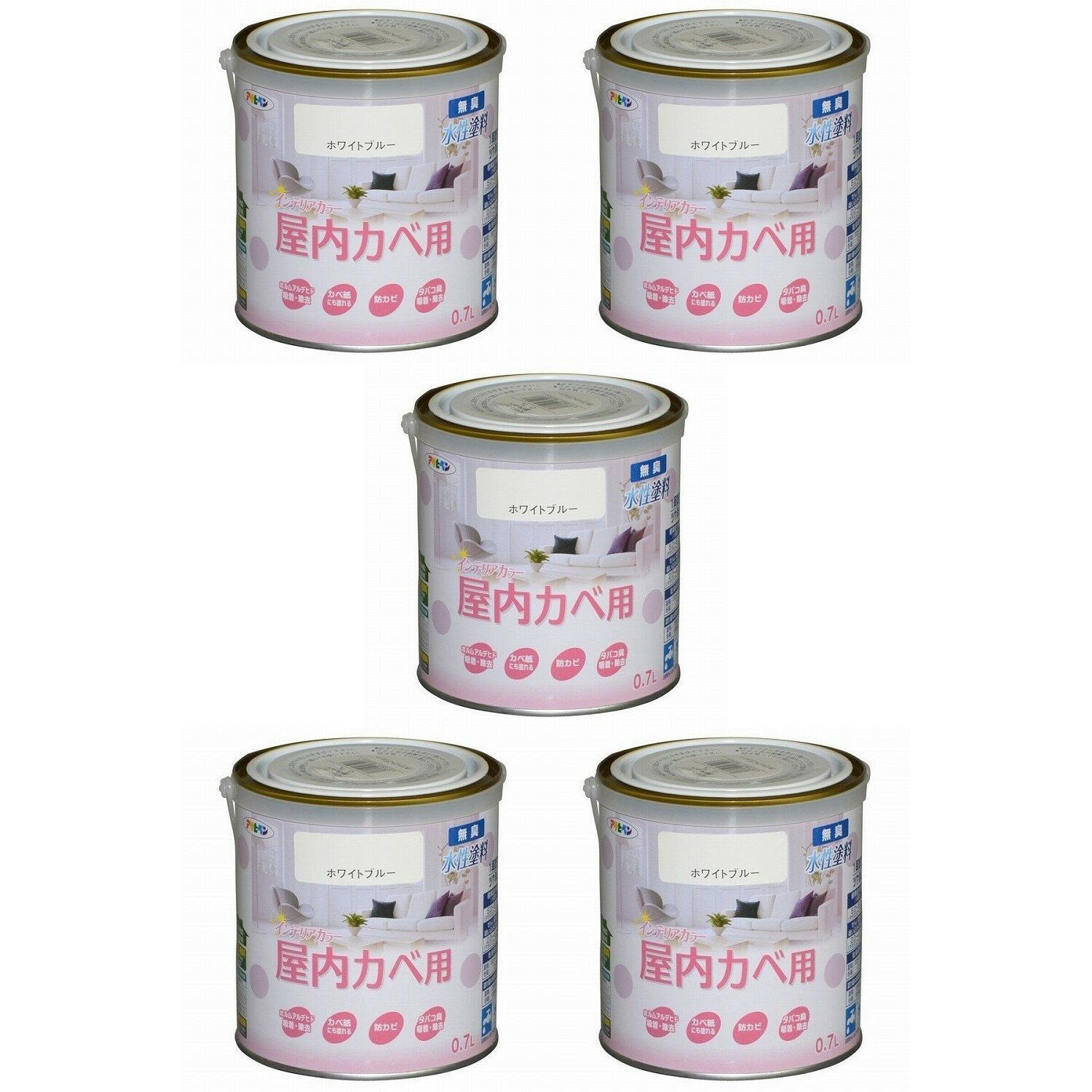 ◆カベ紙の上に直接塗れる塗料◆特長◆【屋内カベ用】 ●塗料に含まれるVOC（揮発性有機化合物）は0.1%以下であり、シックハウスの原因とされるホルムアルデヒドを吸着・除去する環境保護塗料です。 ●カベ紙・ビニールカベ紙の上にも塗ることができ...