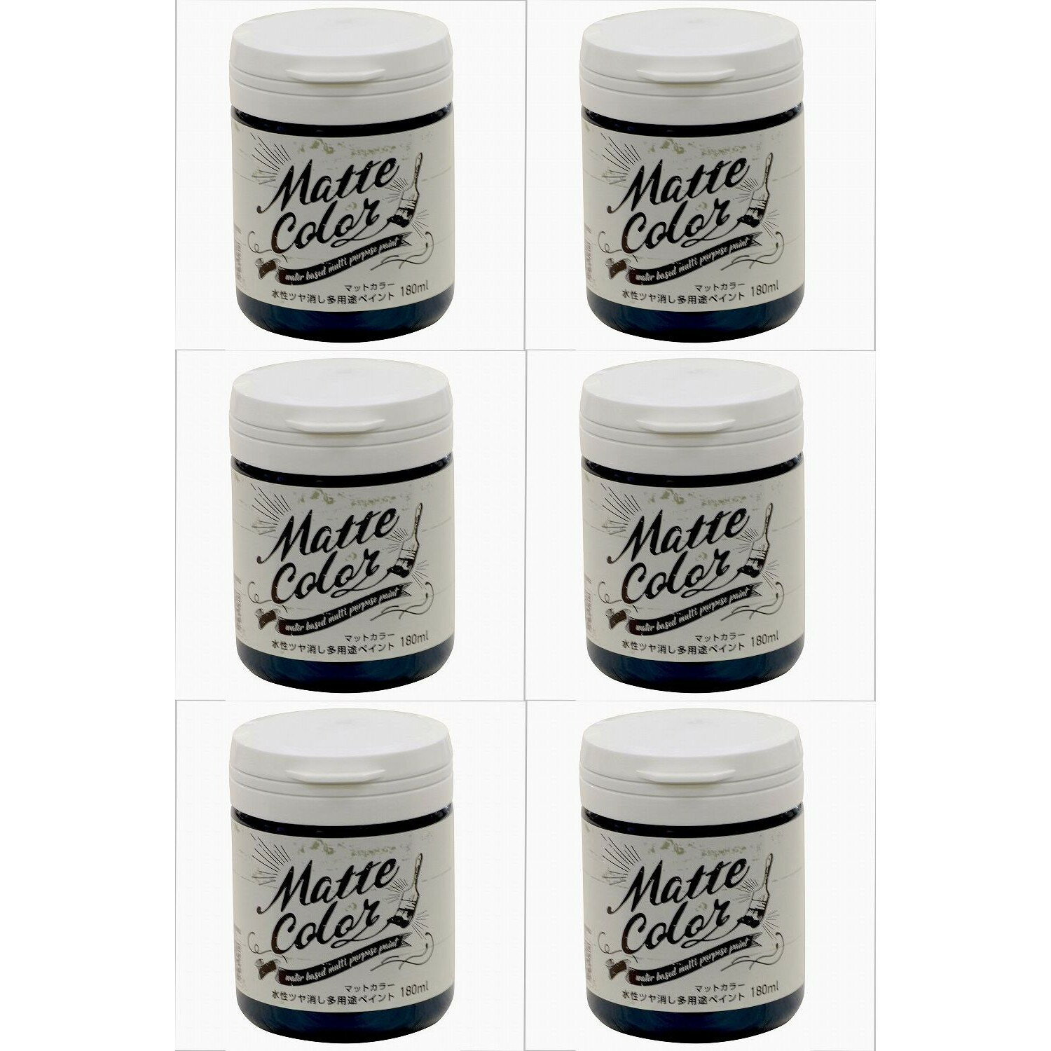 特長●水性で塗りやすく、低臭タイプの屋内外兼用塗料です。●木部・鉄部・コンクリート・カベ紙などに塗れます。用途適した場所屋内外区分：屋内外用●ドア・板べい・ガーデン用品などの木部、家具・木工品などの木製品●屋内外のコンクリート、スレート・ブロックなどの外カベ●フェンス・門扉・鉄柵・看板・おもちゃなどの鉄部・鉄製品●室内カベ（カベ紙・ビニールカベ紙）●発泡スチロール・アクリル・硬質塩ビのプラスチック面（他のプラスチック面には適しません）※化粧合板、床面、テーブルの天面、絶えず水がかかったり、いつも湿っているところには適しません。標準塗り回数1回塗り光沢ツヤ消し注意事項●表示の用途以外に使用しないで下さい。●体調の悪いとき、アレルギー・化学物質に敏感な人は使用しないで下さい。●目に入ったり、皮膚に付着しないよう、また誤飲しないよう注意して取扱って下さい。●皮膚に付着したまま放置すると炎症を起こすことがあります。必ず保護手袋を着用して下さい。●塗装中、乾燥中とも換気をよくし、その後も塗料の臭いがなくなるまでは、ときどき換気をして下さい。●塗料がついても支障がない服装で作業して下さい。●塗装は雨の降りそうな日や湿度の高い日は避け、天気の良い日に塗って下さい。●塗るときおよび塗った塗料が乾くまでの間も5℃以下にならないような時間に塗って下さい。●濃い色の下地や凹凸の大きな下地に塗る場合、塗料をうすめすぎたり、うすく塗りすぎた場合には1回塗りでは仕上がらないことがあります。●オレンジや黄系の色は、下地の影響を受けやすいので、必要に応じて2回塗りして下さい。●特殊な表面処理がされたカベ紙、コーキング材、シーリング材の中にはハジキが生じたり、密着しなかったり、乾燥しにくいいものがあります。目立たない部分で試し塗りをして、色・乾燥性・密着性などを確認してから塗って下さい。●コンクリート、モルタル、しっくいなどのアルカリ素材の上に塗ると、一時的に臭いが強くなることがあります。●2回塗りする場合は、1回目が充分に乾いてから塗装して下さい。●塗り面積・乾燥時間・色相は、色・素材・塗布量・下地・塗り方・気象条件などにより多少異なります。●表示の色やツヤは印刷のため、実際の色やツヤと多少異なります。●容器は塗料を使い切ってから捨てて下さい。●やむを得ず塗料を捨てるときは、アサヒペン水性・油性兼用塗料固化剤で固化するか、新聞紙などに塗り広げ、完全に乾かしてから一般ゴミとして処分して下さい。●容器を落下させると、中身が漏れることがありますので、ご注意下さい。規格ラインナップ180ml、0.5L、1.5L塗り面積規格【1回塗り】180ml1.2〜1.4（タタミ0.6〜0.8枚分）0.5L3〜4（タタミ1.6〜2.3枚分）1.5L10〜12（タタミ5〜7枚分）●水性で塗りやすく、低臭タイプの屋内外兼用塗料です。●木部・鉄部・コンクリート・カベ紙などに塗れます。用途適した場所屋内外区分：屋内外用●ドア・板べい・ガーデン用品などの木部、家具・木工品などの木製品●屋内外のコンクリート、スレート・ブロックなどの外カベ●フェンス・門扉・鉄柵・看板・おもちゃなどの鉄部・鉄製品●室内カベ（カベ紙・ビニールカベ紙）●発泡スチロール・アクリル・硬質塩ビのプラスチック面（他のプラスチック面には適しません）※化粧合板、床面、テーブルの天面、絶えず水がかかったり、いつも湿っているところには適しません。標準塗り回数1回塗り光沢ツヤ消し注意事項●表示の用途以外に使用しないで下さい。