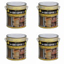 アサヒペン 超耐久屋外用ニス 1.8L 透明(クリヤ) 4缶セット