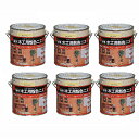 アサヒペン 木工用着色ニス 0.7L 透明(クリヤ) 6缶セット