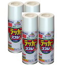 アサヒペン アスペンラッカースプレー 300ML こげ茶 4缶セット