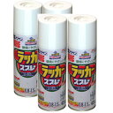 アサヒペン アスペンラッカースプレー 420ML 金(新) 4缶セット