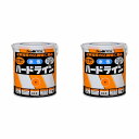 アトムハウスペイント 水性ハードライン 2kg 黄 2缶セット