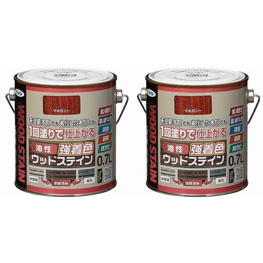 アサヒペン 油性強着色ウッド...