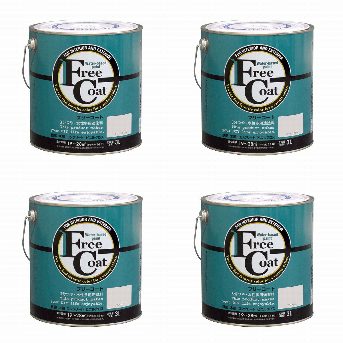 ���ȥ�ϥ����ڥ���� �����ե꡼������ 3L �ۥ磻�ȥ��졼 4�̥��å�