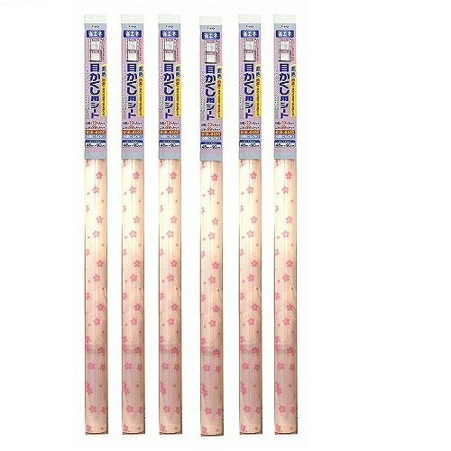 アサヒペン 目かくし用シート 92CMX90CM M−206　さくら 6本セット