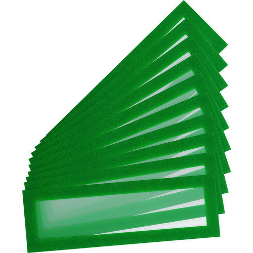 【あす楽対応・送料無料】tarifold　PVCマグネットフレーム（ヘッダー）A4用　10枚入り　グリーン