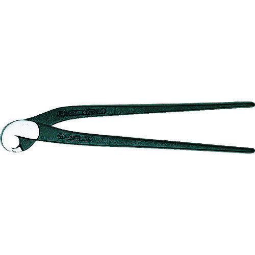 KNIPEX　タイルチッピングプライヤーJAN：4003773013754メーカー：KNIPEX社 / ブランド：KNIPEX / 原産国：ドイツ特長●タイルに開けた仮穴をニブリングして大きくし、角をつけられます。仕様●全長(mm)：200●落下防止用ひも取付穴：無仕様（詳細）●磨き仕上げ材質／仕上●特殊工具鋼（鍛造、油焼き入れ）