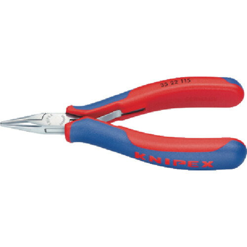 【あす楽対応・送料無料】KNIPEX　精密用プライヤー　半丸　115mm