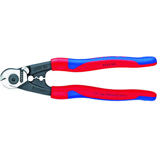 【あす楽対応・送料無料】KNIPEX　9562−190　ワイヤーロープカッター